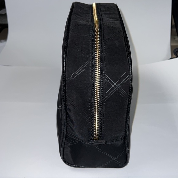 Vera Bradley Large Black Nylon Zip Around Toiletry Cosmetic Dopp Kit Bag - Picture 5 of 8